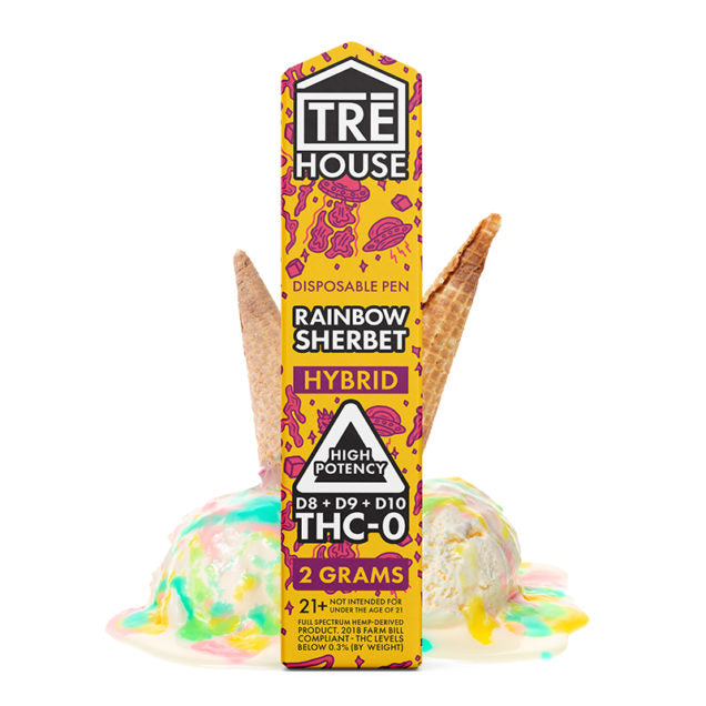 Trehouse by CBDFx 1900MG of Premium High Potency Delta 8 Vape Pen + D9 + D10 + THCO – 2g