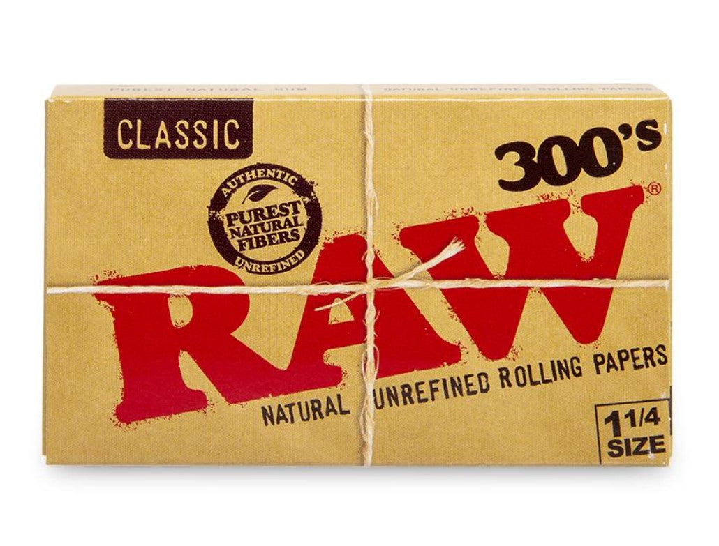 RAWthentic 300'S Classic Creaseless 1¼ Rolling Papers 20/Box