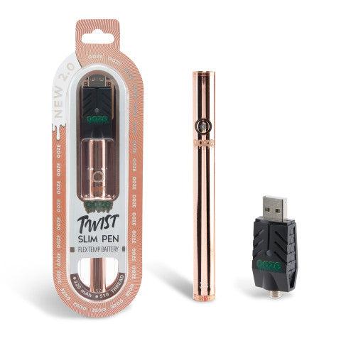 Ooze Twist Slim Flex Temp Pen 2.0 510T Vaporizer Battery