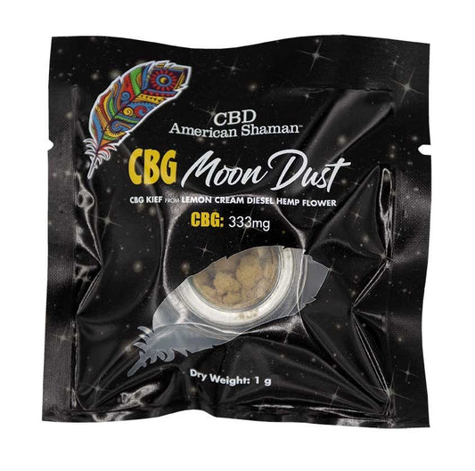 American Shaman Moon Rock CBG Kief 333MG 1Gram