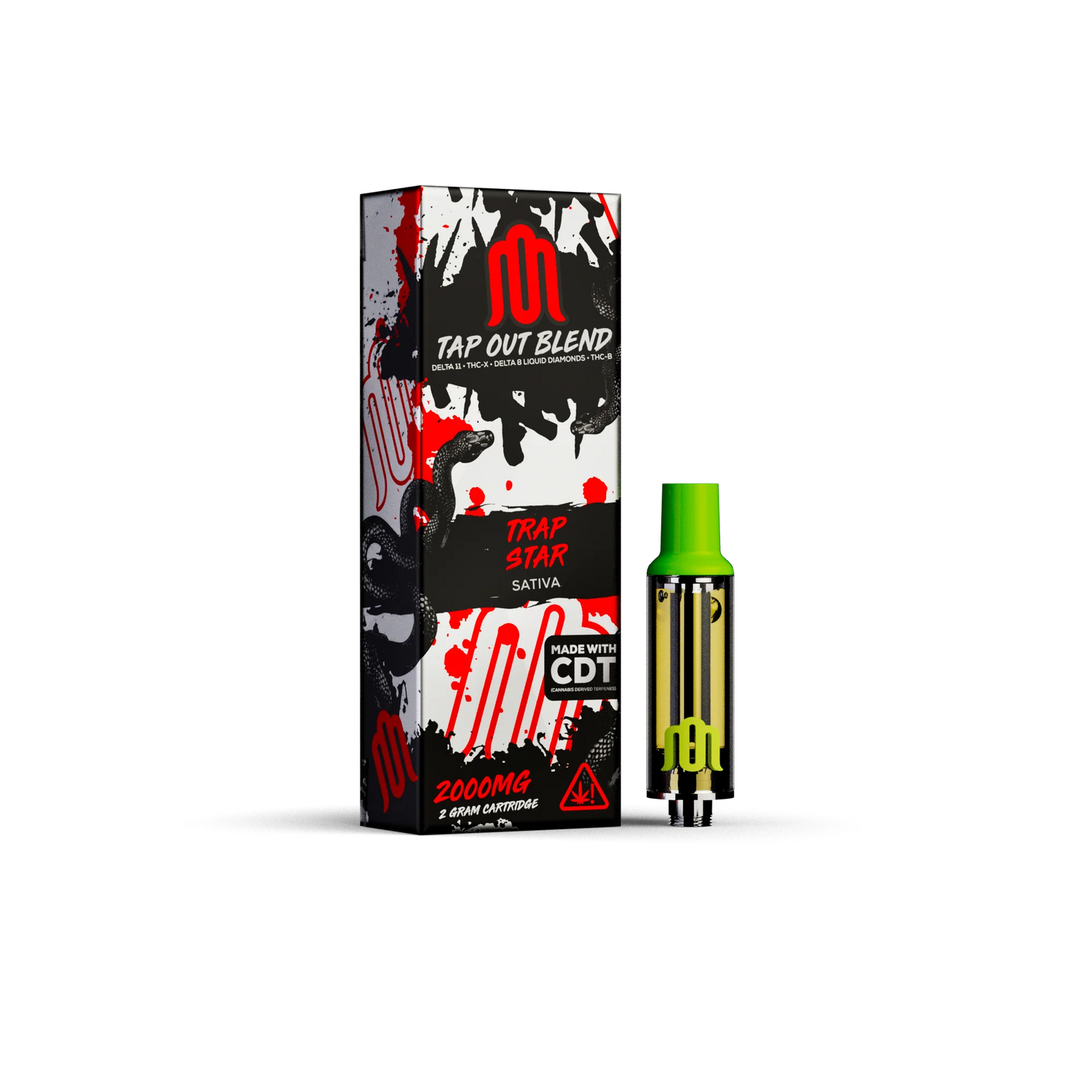 Modus TAP OUT High Potency 2 Gram Liquid Diamond Cartridges