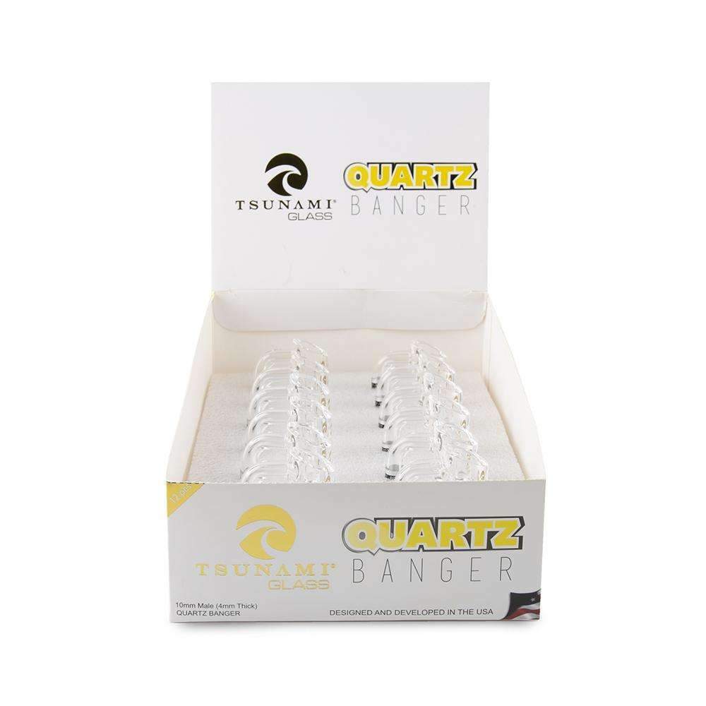 Tsunami Quartz Banger 10MM Male 4MM Thick 12ct/Display
