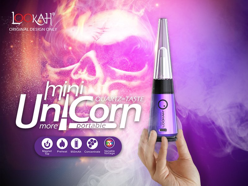 Lookah Unicorn Mini Portable Electronic Dab Rig
