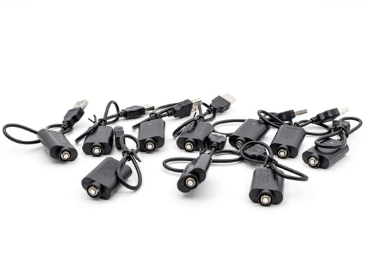 Universal 510T USB Chargers for 510 Threaded Vaporizer Batteries - 10 Pack