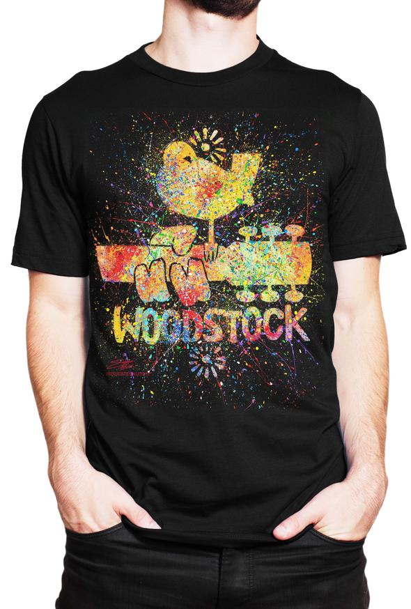 GDA Crew Neck Men's Cut Black T-Shirt