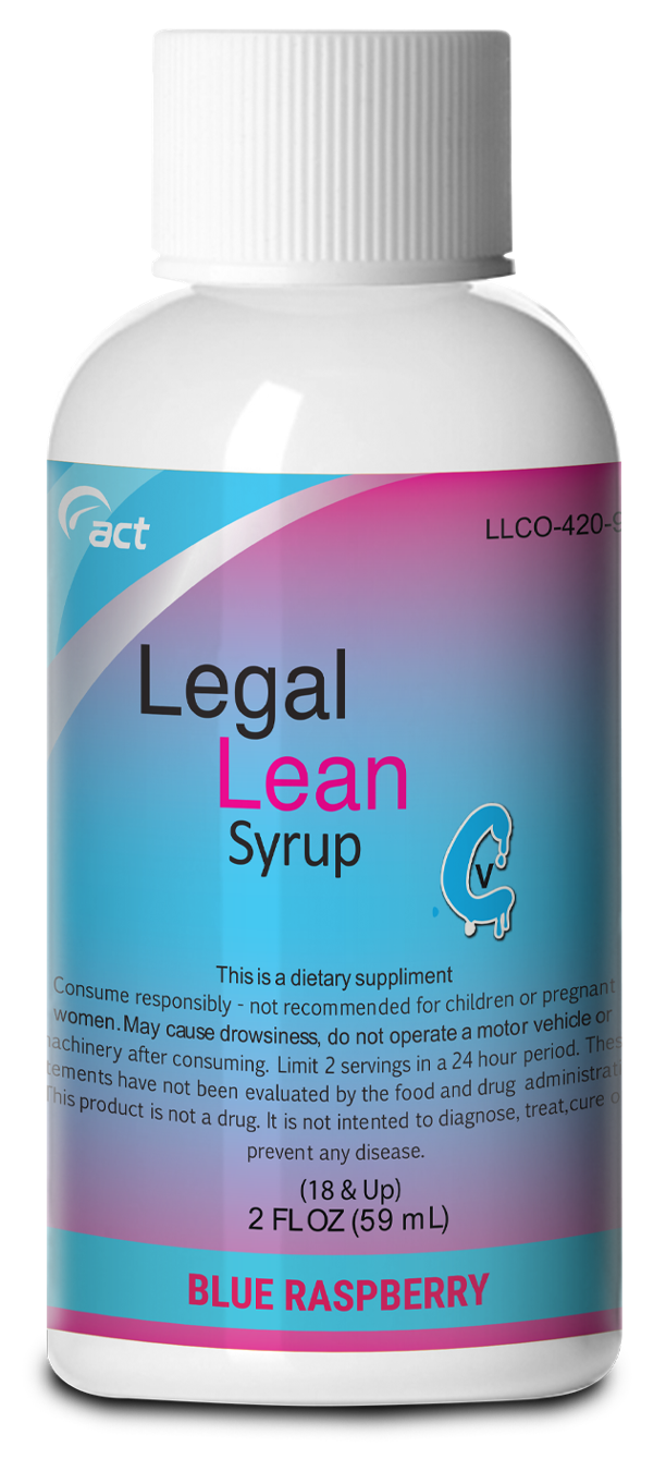 Legal Lean Syrup 2oz Bottle *New Flavors!*
