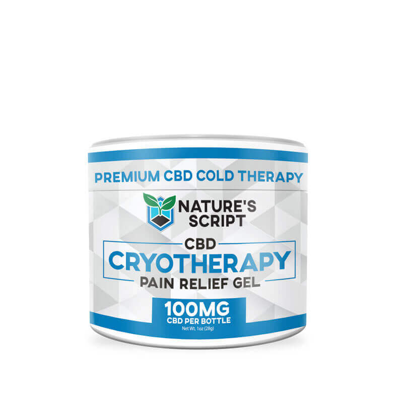 Nature's Script Cryotherapy Pain Freeze Gel - 1oz Jar 100MG