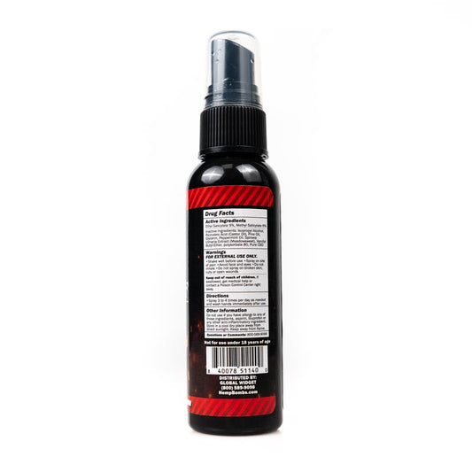 Hemp Bombs Premium CBD Heat Relief Spray 2oz 125MG