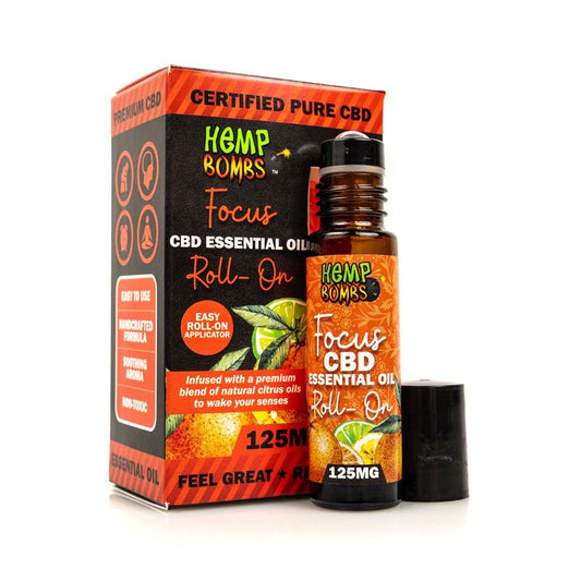 Hemp Bombs CBD Essential Oil Roll-on 1oz 125MG