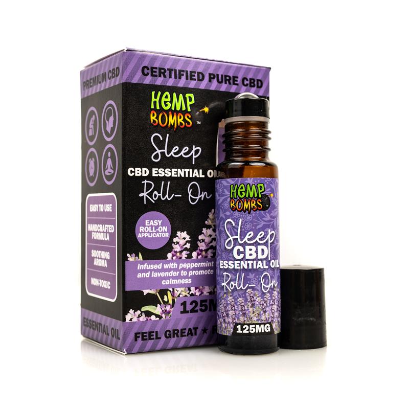 Hemp Bombs CBD Essential Oil Roll-on 1oz 125MG
