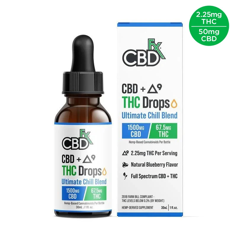 CBDFx Oil Tinctures in Various Blends & Strengths