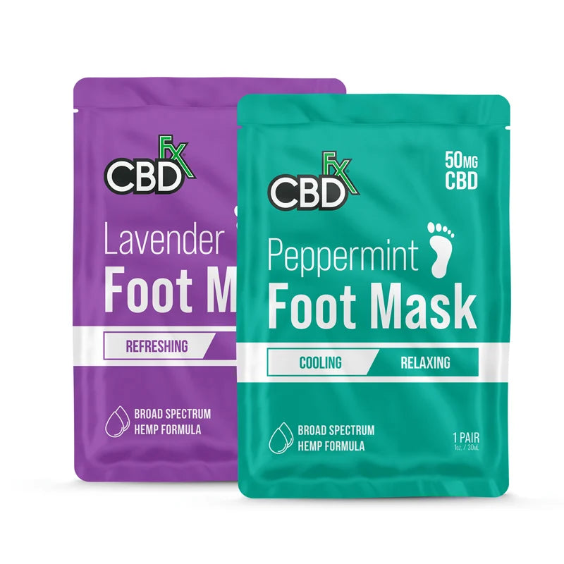 CBDFx Hemp Foot Mask 50mg