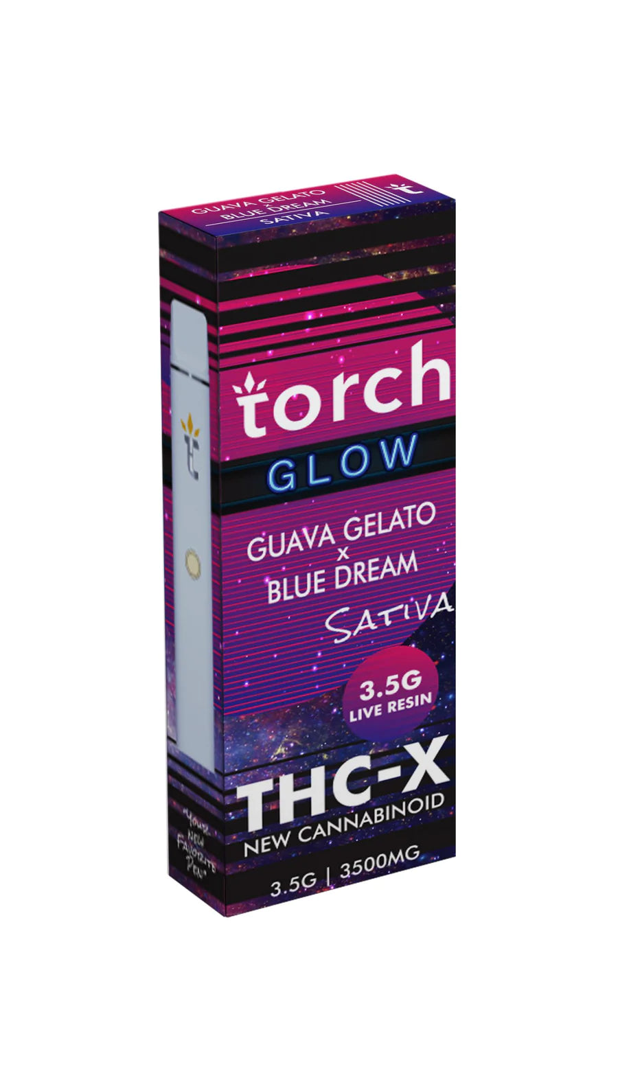 TORCH GLOW THC-X DISPOSABLE VAPE | 3.5 GRAM