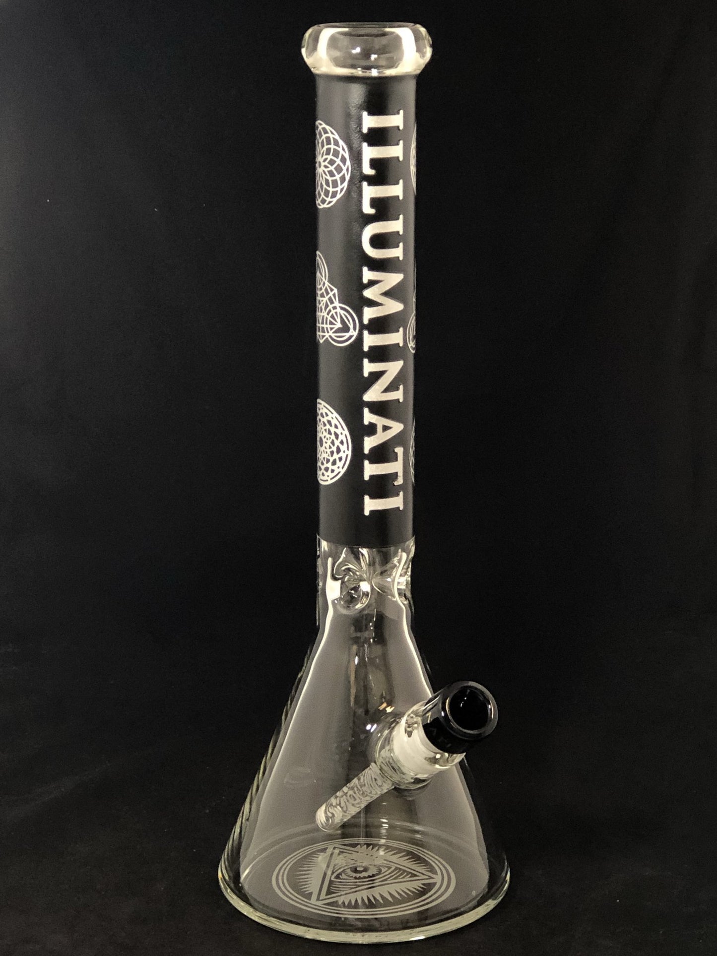 Illuminati 18" Sacred Geo Beaker 14mm Female Joint