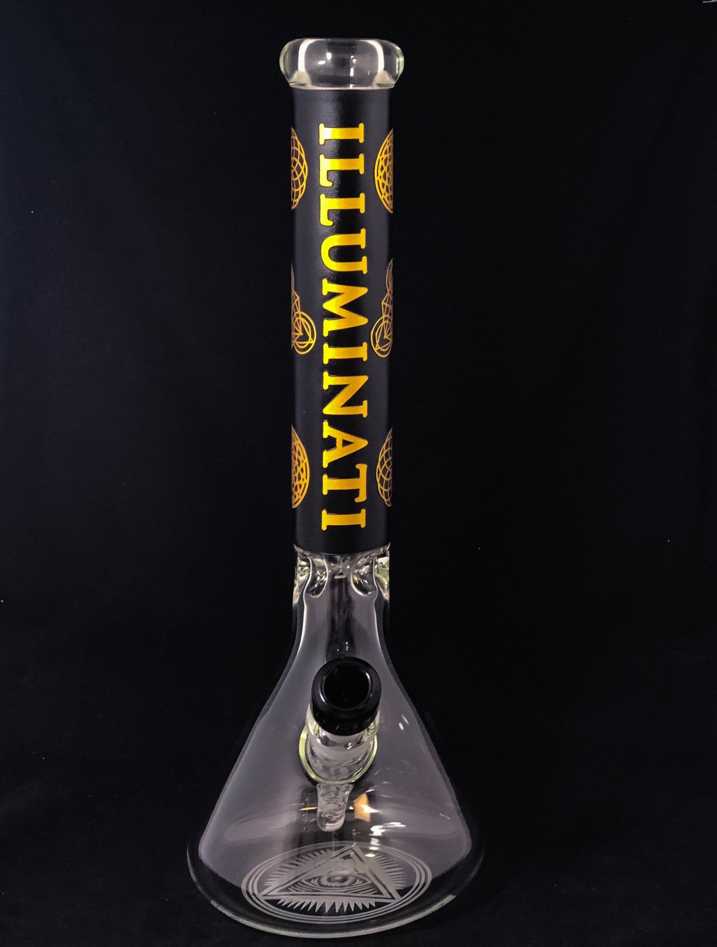 Illuminati 18" Sacred Geo Beaker 14mm Female Joint
