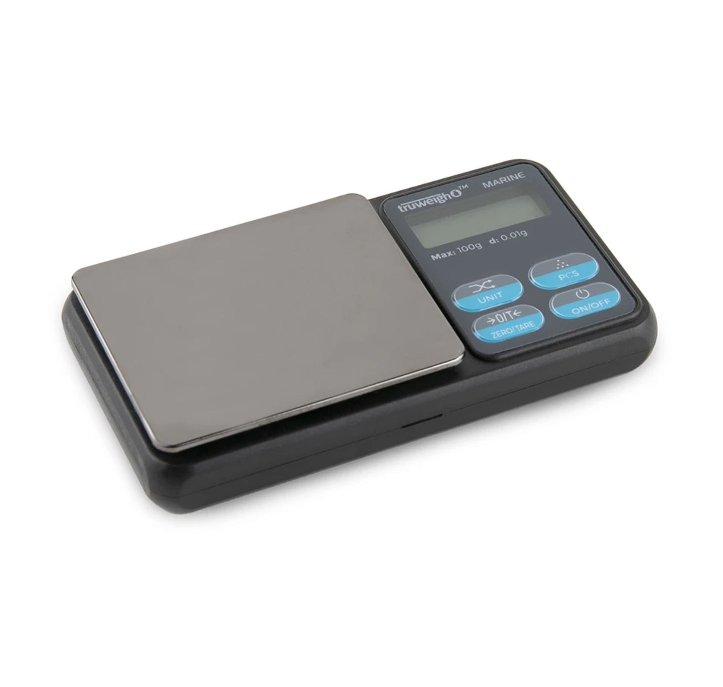 TRUWEIGH MARINE IP65 RATED WASHDOWN MINISCALE - 100G X 0.01G / BLACK