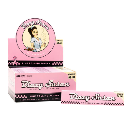 Blazy Susan® Pink Rolling Papers | 50 Booklets