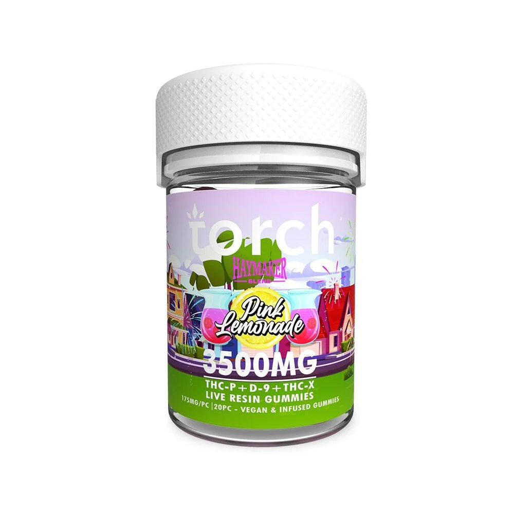 TORCH HAYMAKER LIVE RESIN GUMMIES 3500MG 175MG PER GUMMY - 20 PC JAR