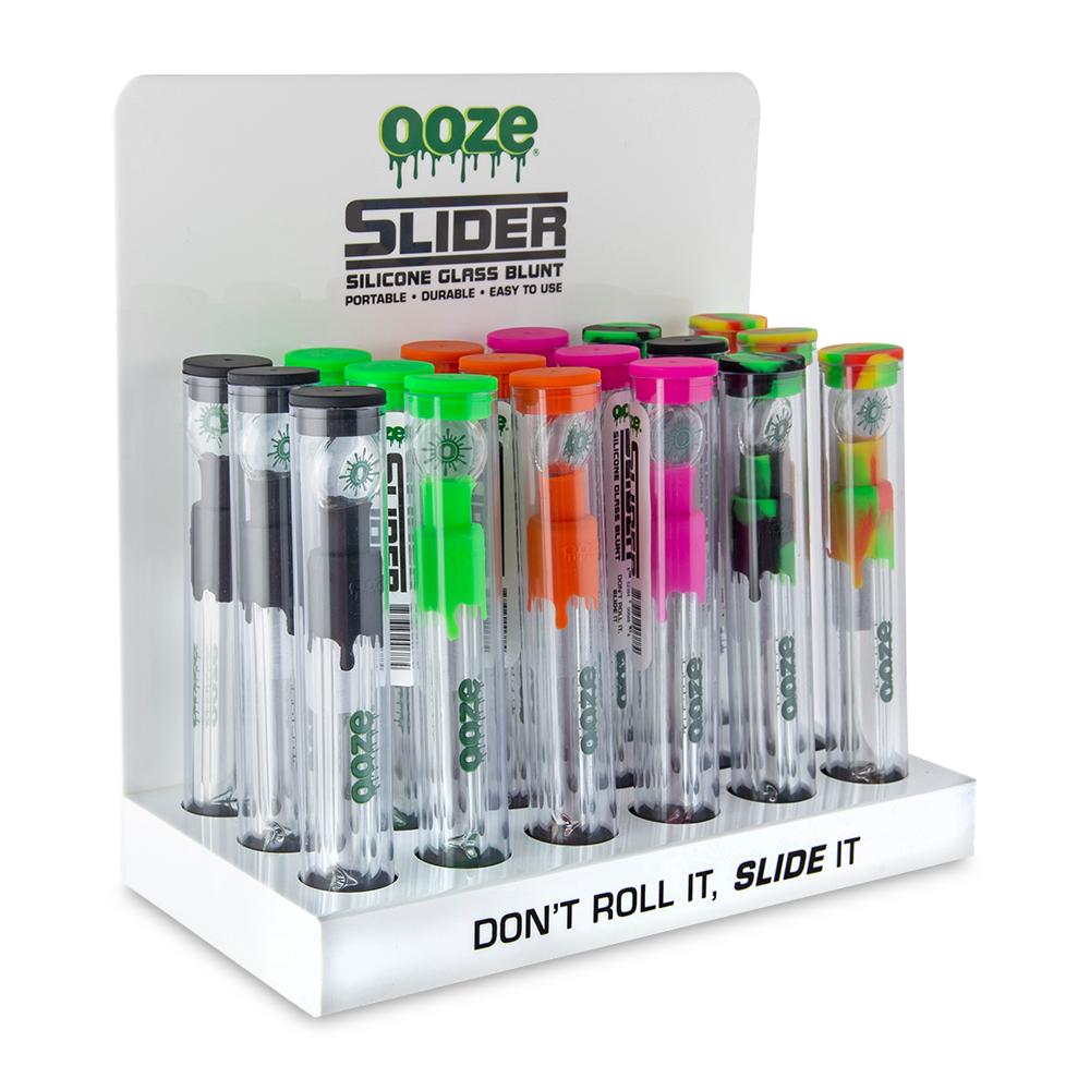 Ooze Slider Glass Blunt - 18ct Display