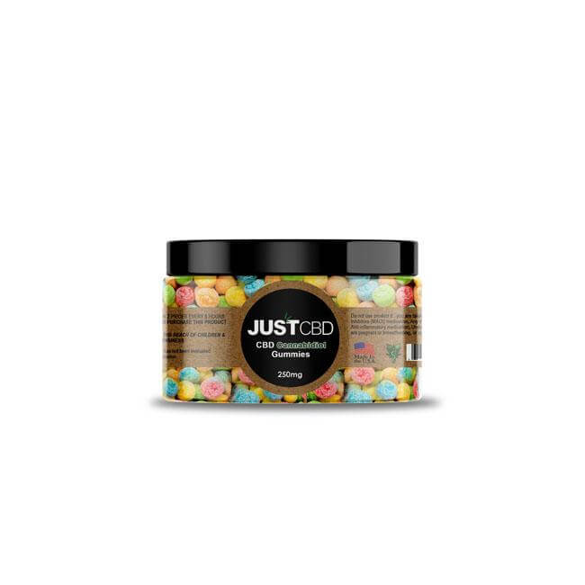 Just CBD 250MG Gummies Jar - Assorted Flavors
