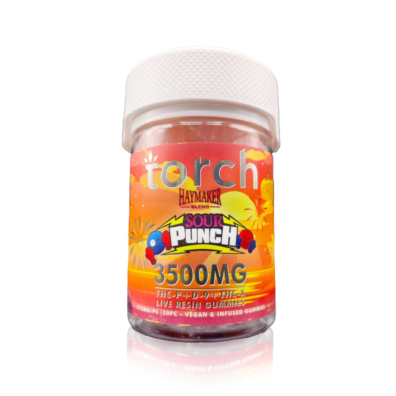 TORCH HAYMAKER LIVE RESIN GUMMIES 3500MG 175MG PER GUMMY - 20 PC JAR