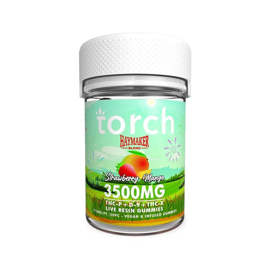 TORCH HAYMAKER LIVE RESIN GUMMIES 3500MG 175MG PER GUMMY - 20 PC JAR
