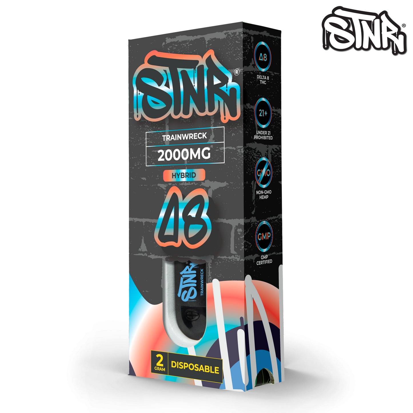 STNR CREATIONS DELTA 8 DISPOSABLE 2GRAM 2000MG VAPE PEN