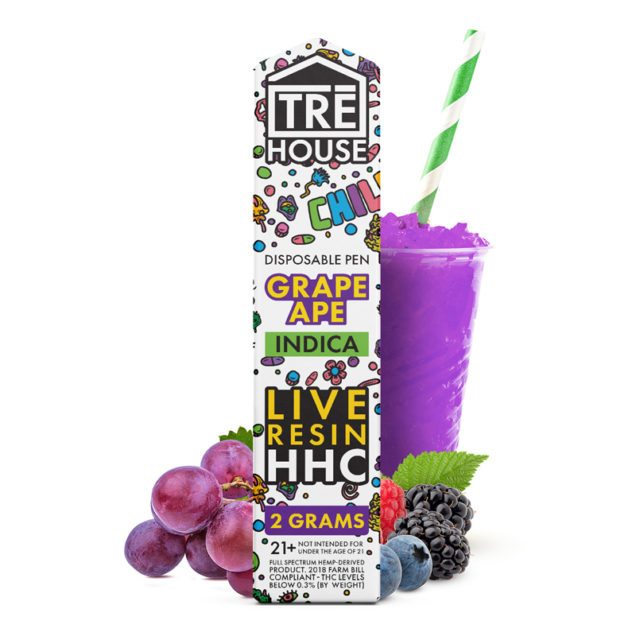TREHOUSE by CBDFx 1900MG of Premium High Potency HHC Disposable Vape Pen 2ML