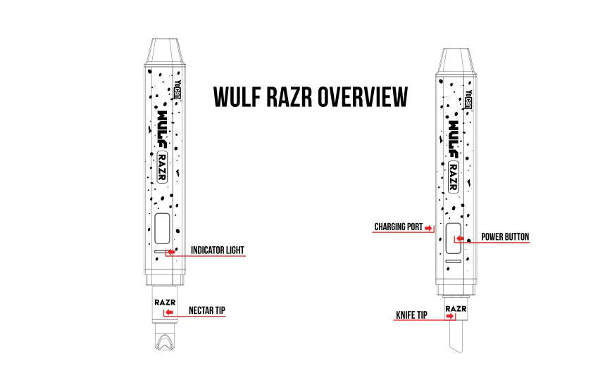 Yocan by WULF MODS RAZR 2-in-1 NECTAR COLLECTOR AND HOT KNIFE | Limited Edition