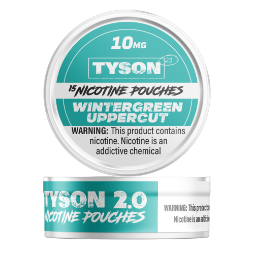 Tyson 2.0 Nicotine Pouches | 10MG | 15 Pouch Can | 5 Can Sleeve