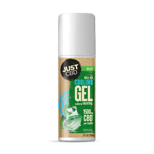 Just CBD Topical Roll-On Cream | 1500MG 3OZ | Available in Heat & Freeze Gel