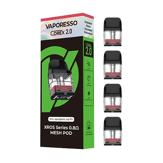 Vaporesso XROS Corex 2.0 Series Top Fill Mesh Pods | 4ct/Pack