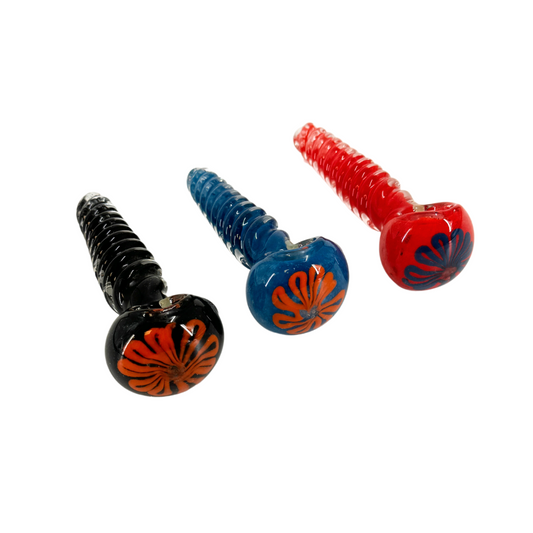 Glass Hand Pipe | Assorted Sizes, Designs & Colors