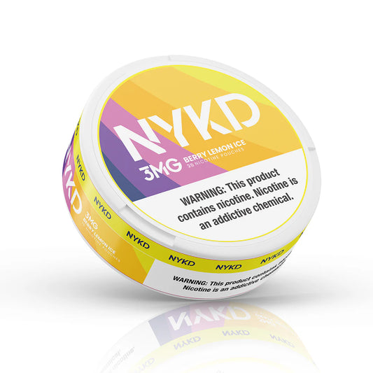 NYKD - Nicotine Pouches | 20 Pouches Per Can | 5 Pack Sleeves