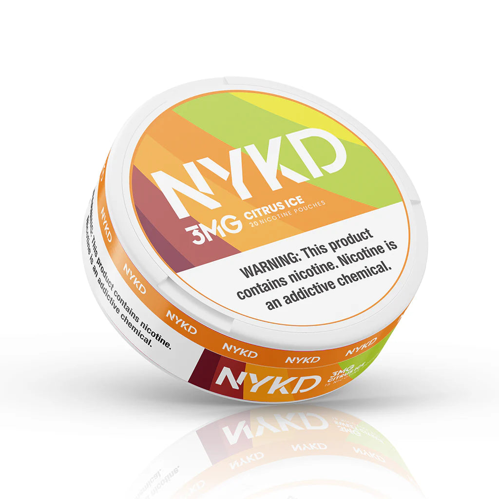 NYKD - Nicotine Pouches | 20 Pouches Per Can | 5 Pack Sleeves