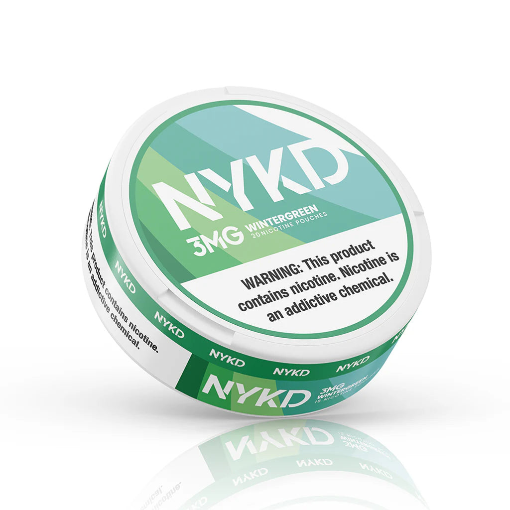 NYKD - Nicotine Pouches | 20 Pouches Per Can | 5 Pack Sleeves