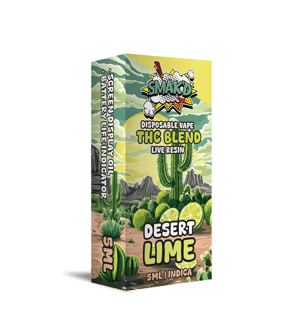 Smak’d Live Resin THCa Blend Disposable Vape I 5ML