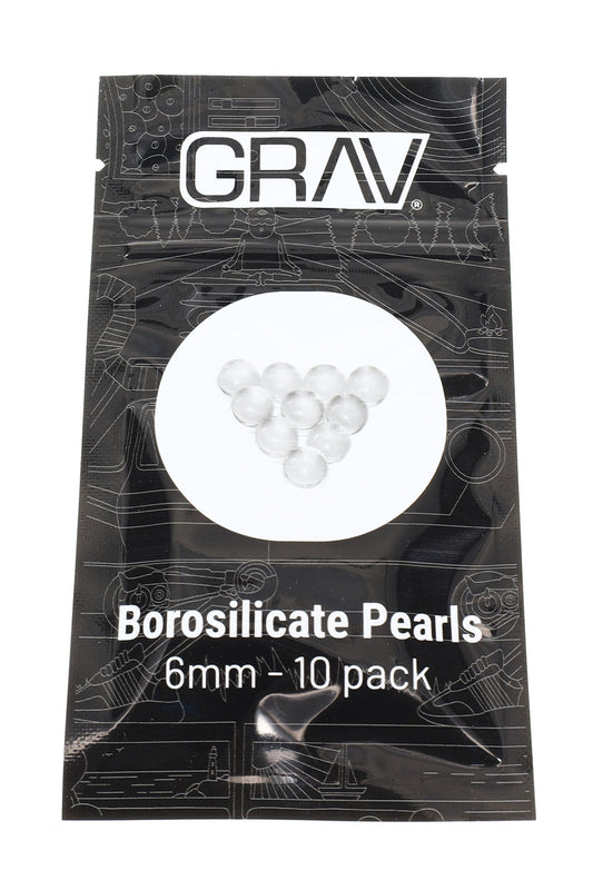 GRAV® 6mm Borosilicate Terp Pearls 10-Pack
