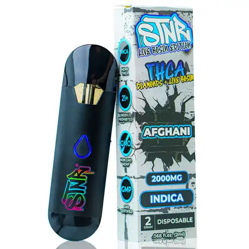 STNR 2Gram THCa Diamonds and Live Rosin Edition Disposable Pens