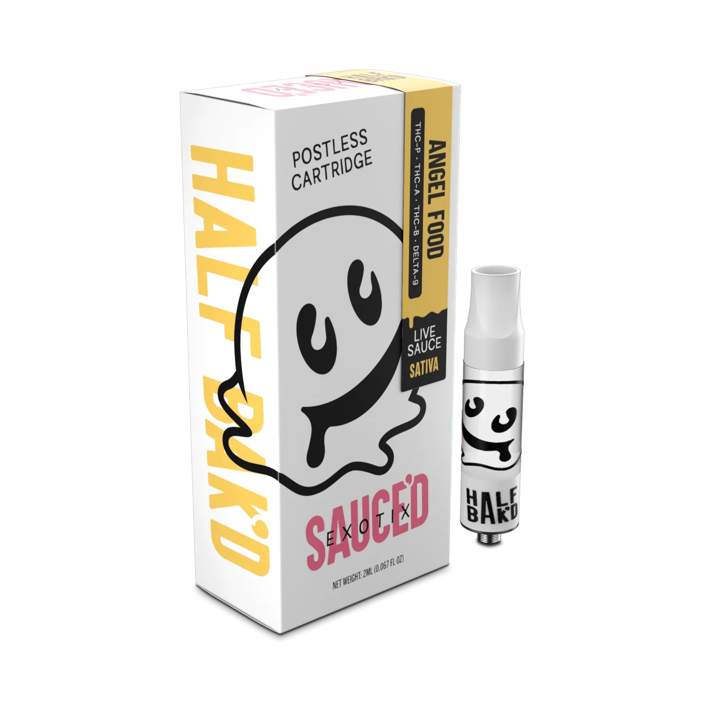 LIVE SAUCE'D Exotics Collection by Half Bak'd | 2G Live Resin Cartridges