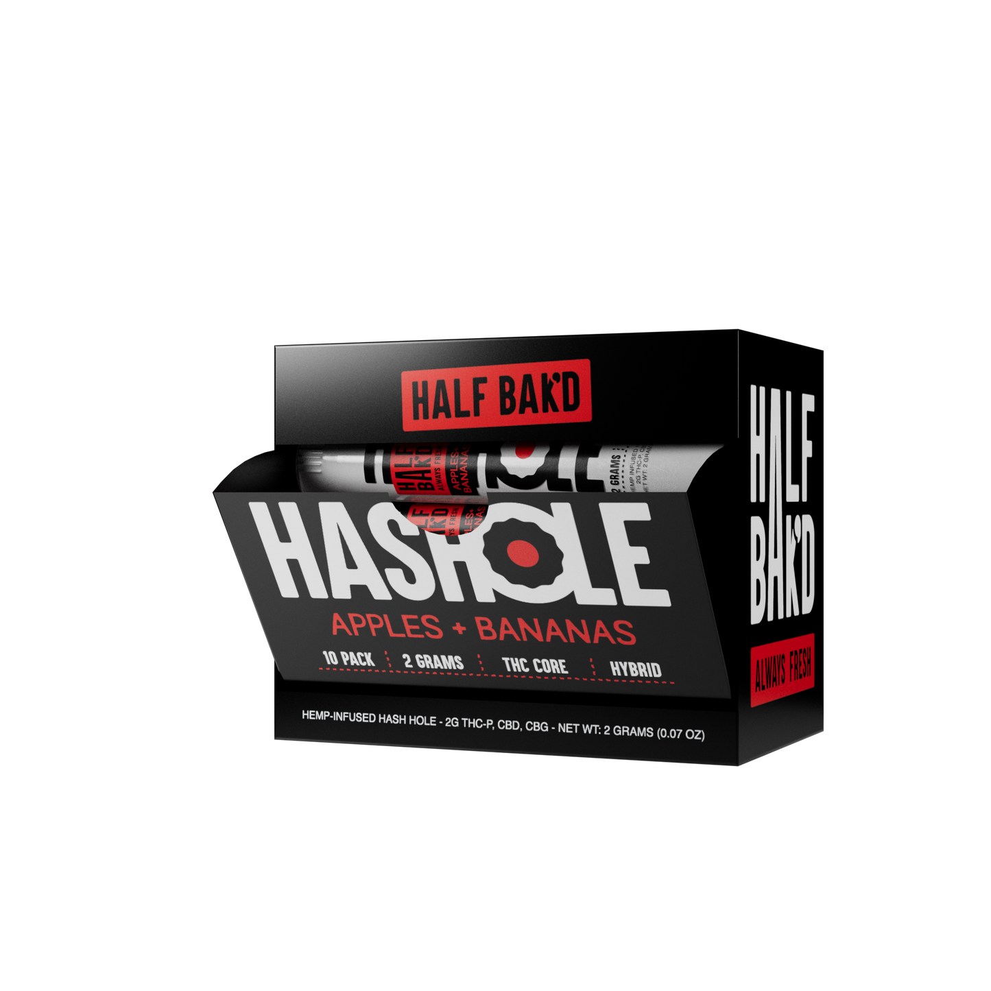 HALF BAK'D THCp 2G Hash Holes | 10ct Display