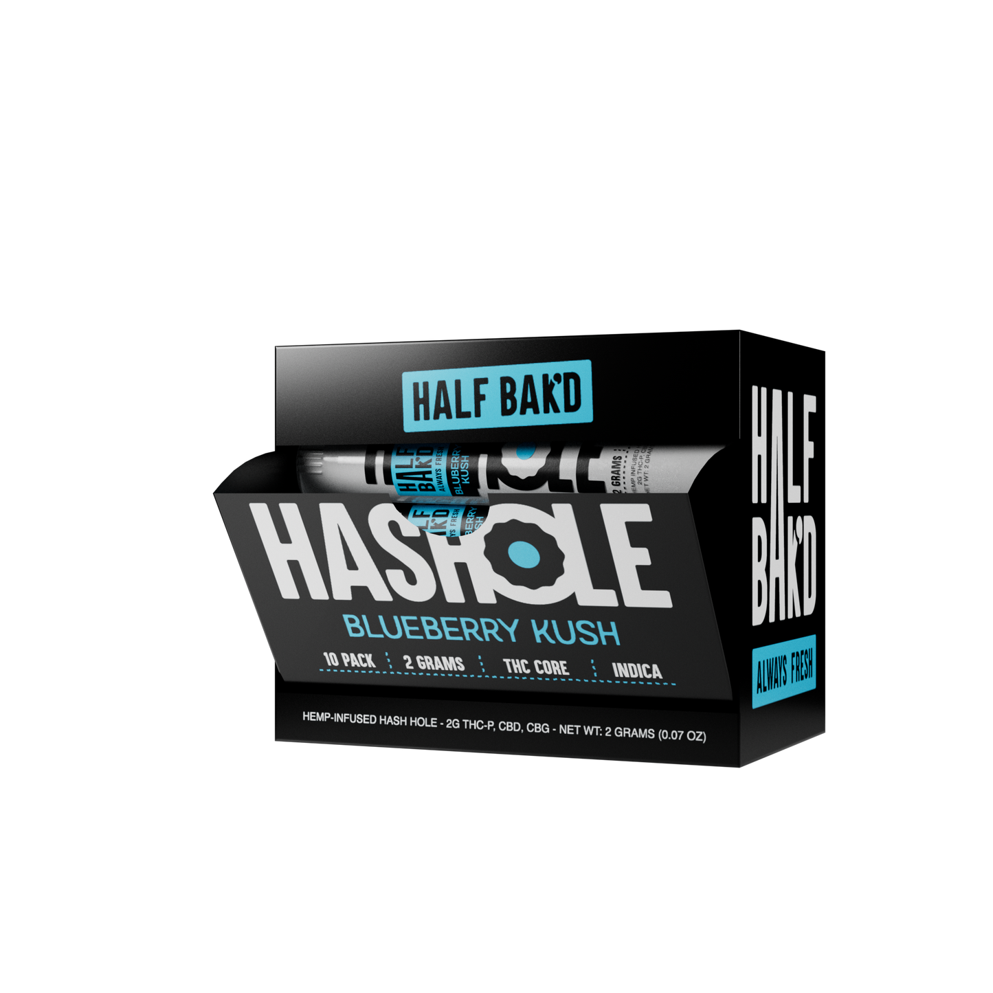 HALF BAK'D THCp 2G Hash Holes | 10ct Display