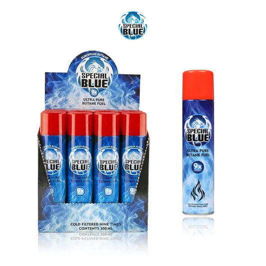Premium Butane Fuel – Special Blue 9X (300ml) & Ultra Pure Plus (420ml) | 12 per Case Packs