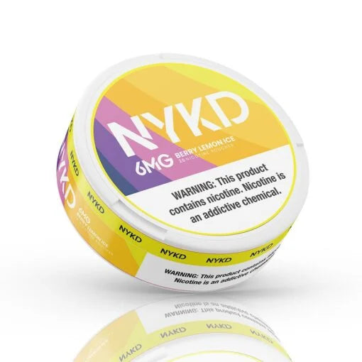 NYKD - Nicotine Pouches | 20 Pouches Per Can | 5 Pack Sleeves