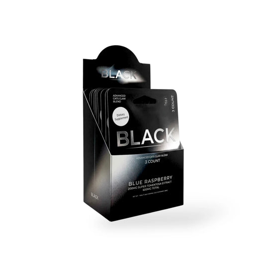 Black Advanced Cats Claw Blend 200mg Per Tablet | 3 Count Blister | 10 Per Box