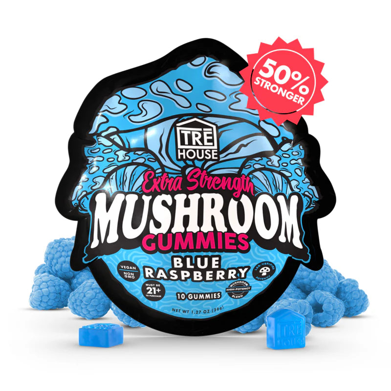 TreHouse EXTRA STRENGTH Magic Mushroom Microdose Gummies | Box of 10