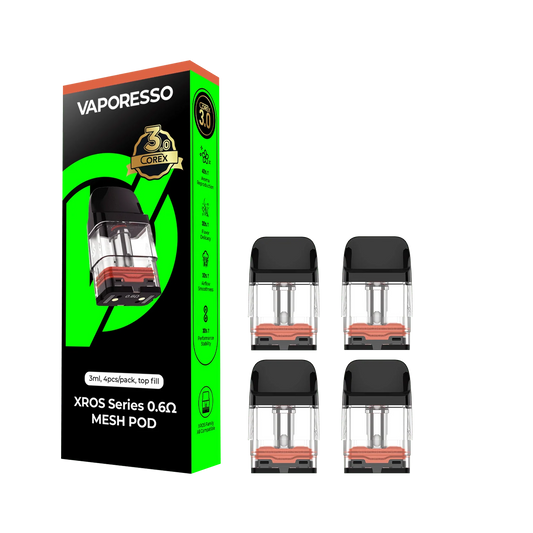 Vaporesso XROS Corex 3.0 Series Top Fill Mesh Pods | 4ct/Pack