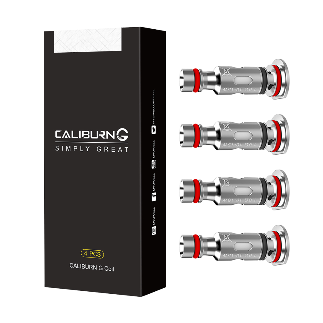 Uwell Caliburn G Replacement Coils 4 Counts Per Pack