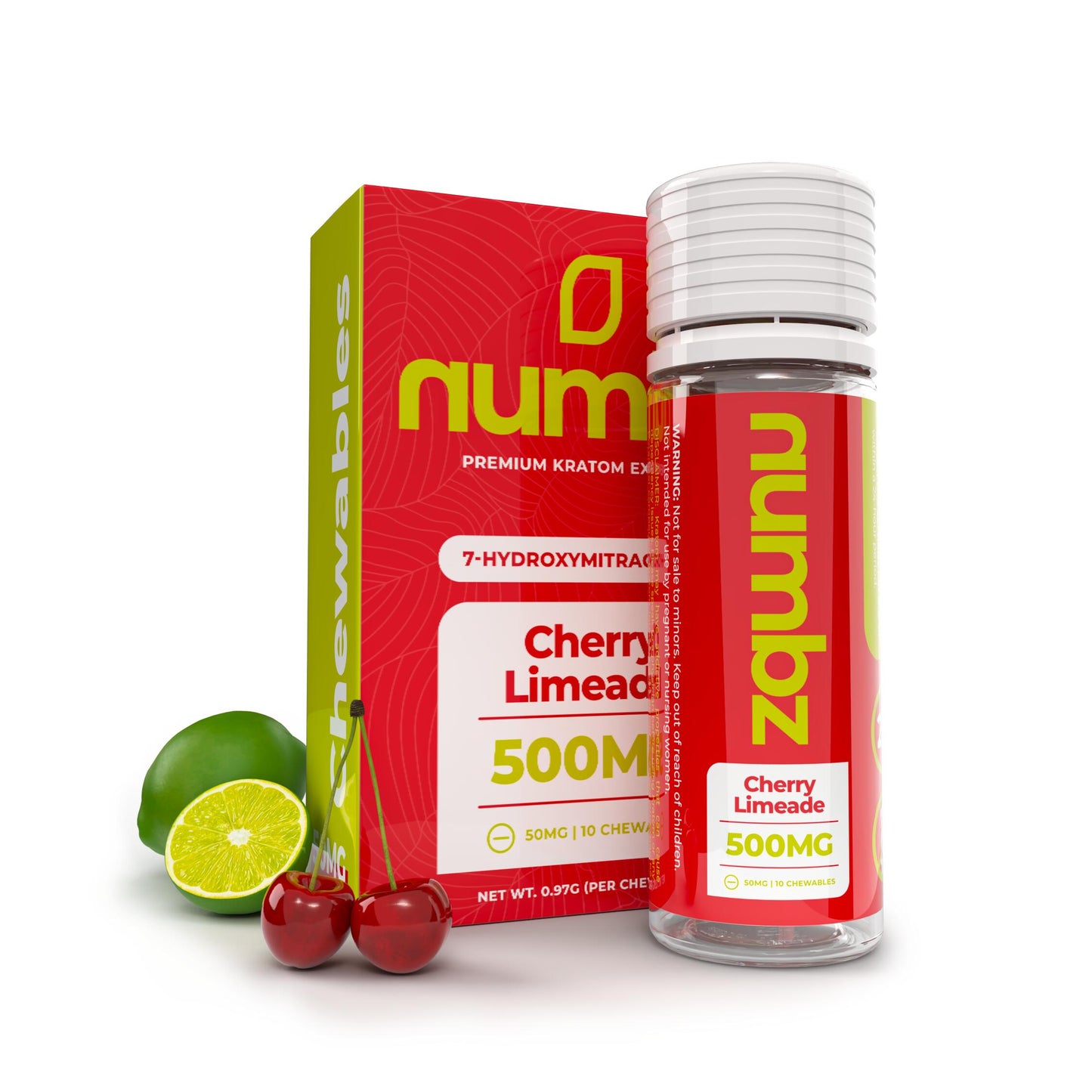 🔥NUMBZ 7OH MIT + Minor Alkaloids Chewables | 10 x 50MG Tablets Per Jar[500MG] \ 5 Jars Per Pack