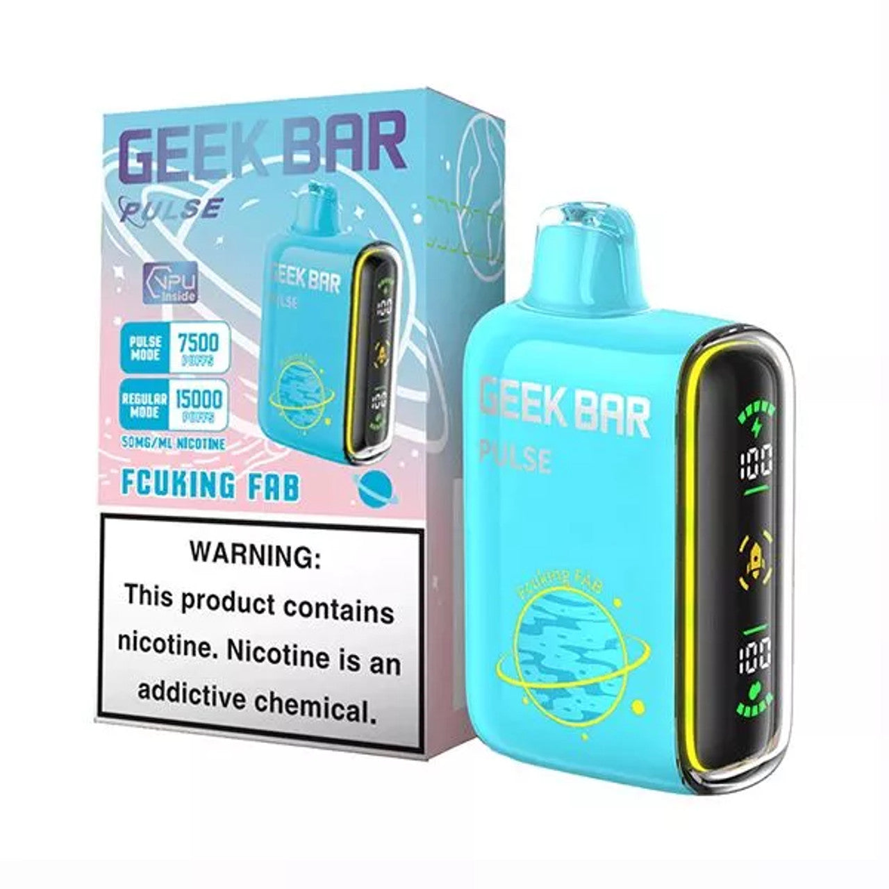 Geek Bar Pulse Disposable 5% Nicotine Vape | 15000 Puffs | 5 pack